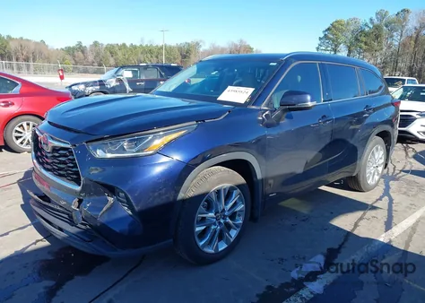 2023 Toyota Highlander Hybrid Limited from USA, damaged, VIN 5TDXBRCH2PS581040